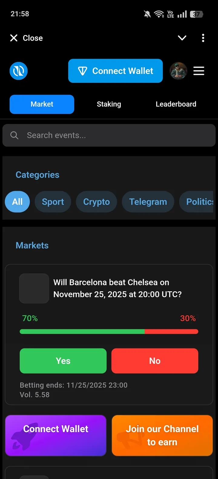 Toncast screenshot 1