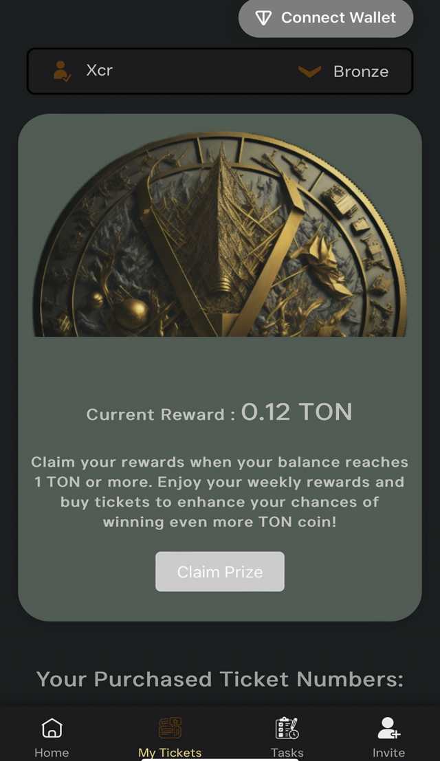TonLottery screenshot 2