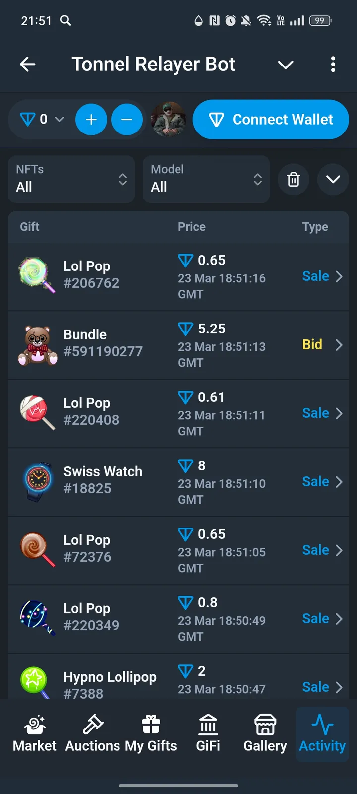 Tonnel Relayer Bot screenshot 4