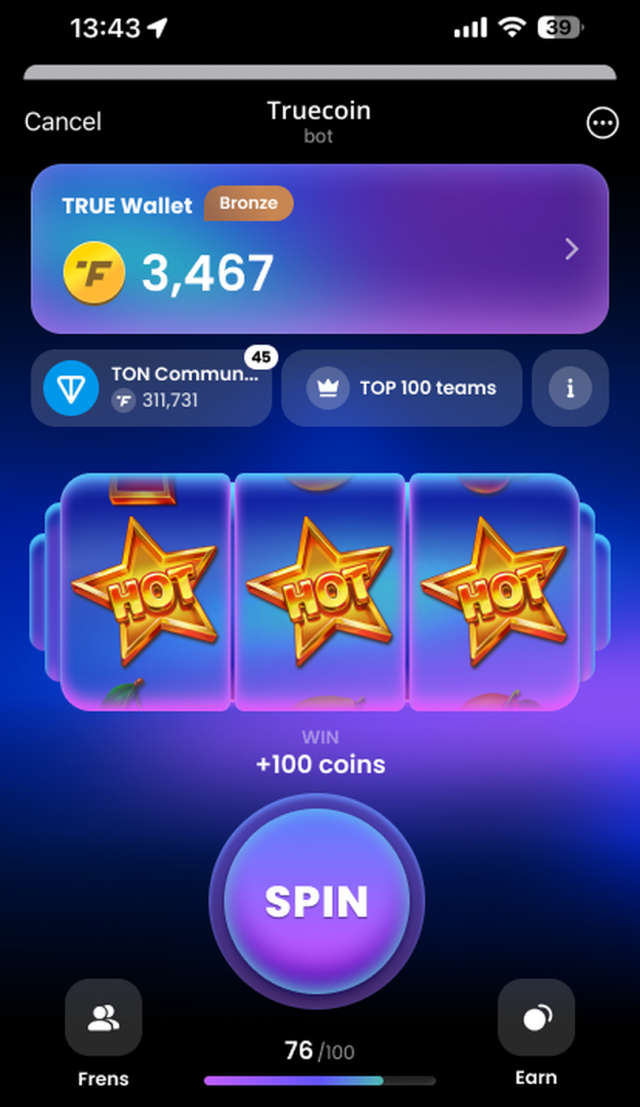Truecoin screenshot 2