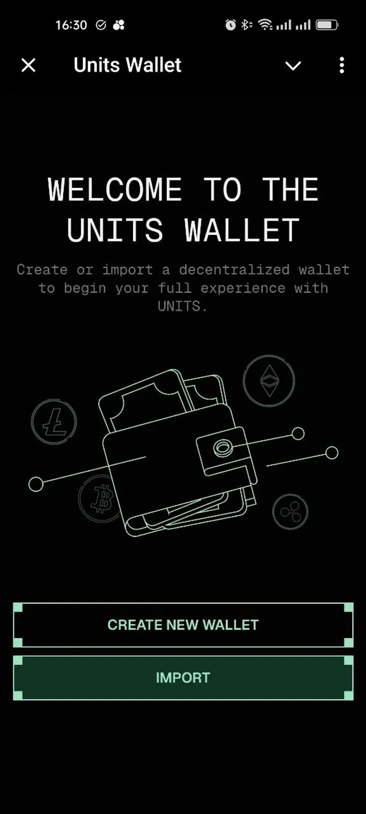 Units Wallet screenshot 2
