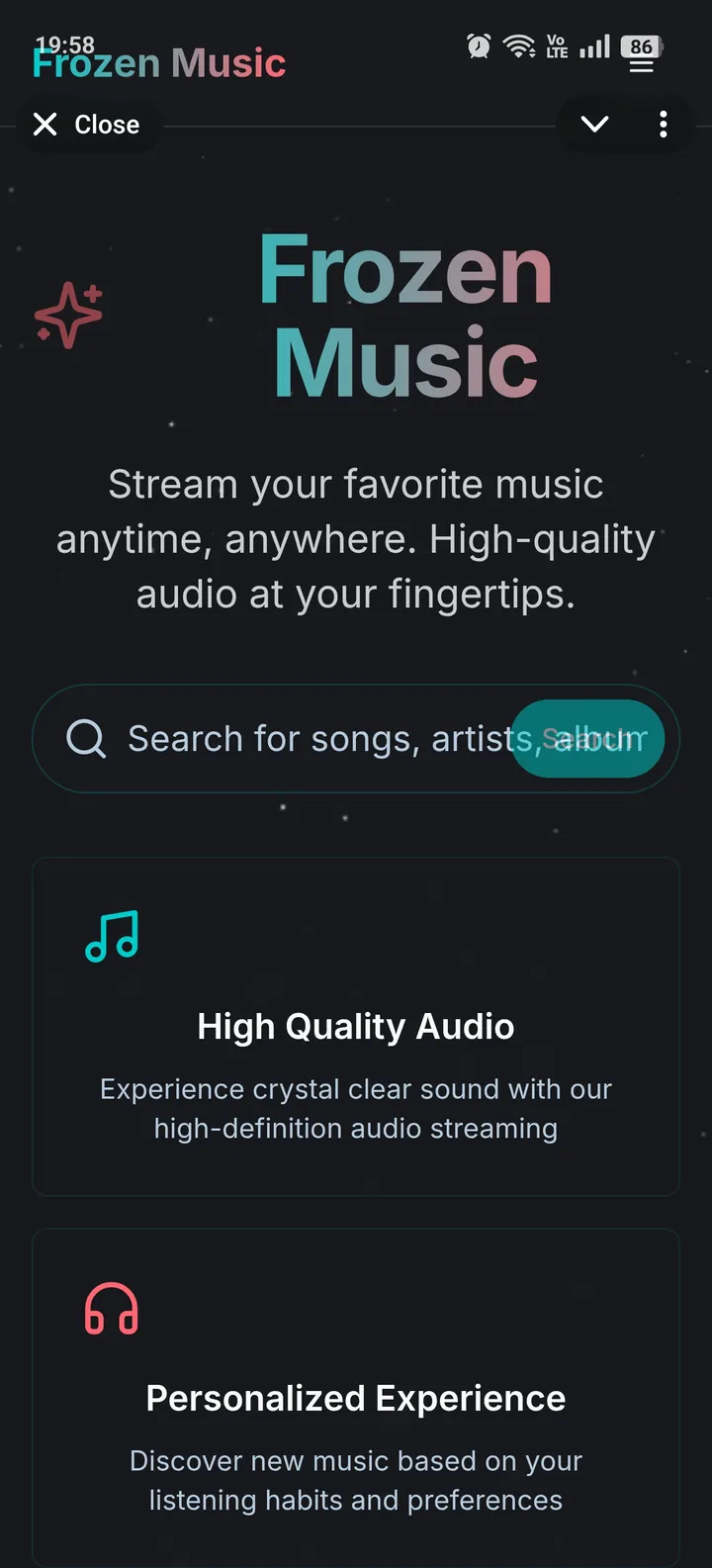 vc music bot 24/7 player music bot group vc stream screenshot 1