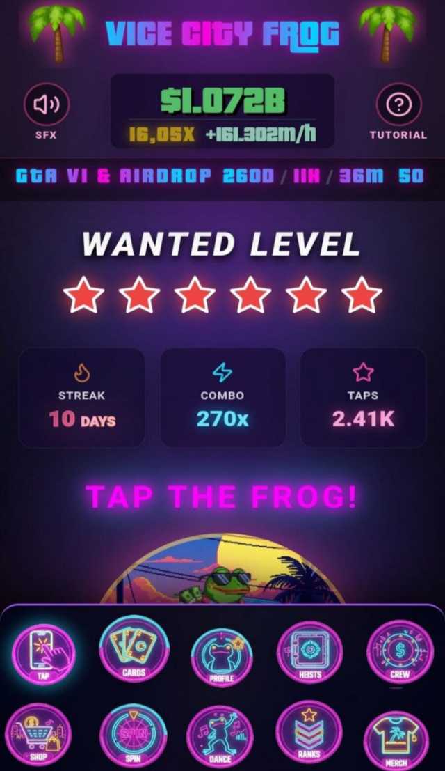 Vice City Frog screenshot 1