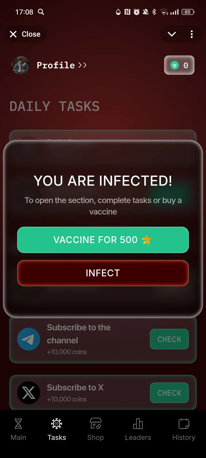 VIRUS BOT screenshot 3