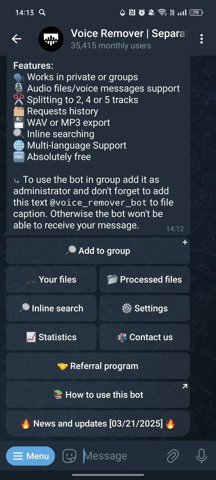 Voice Remover | Separate vocals and music screenshot 2