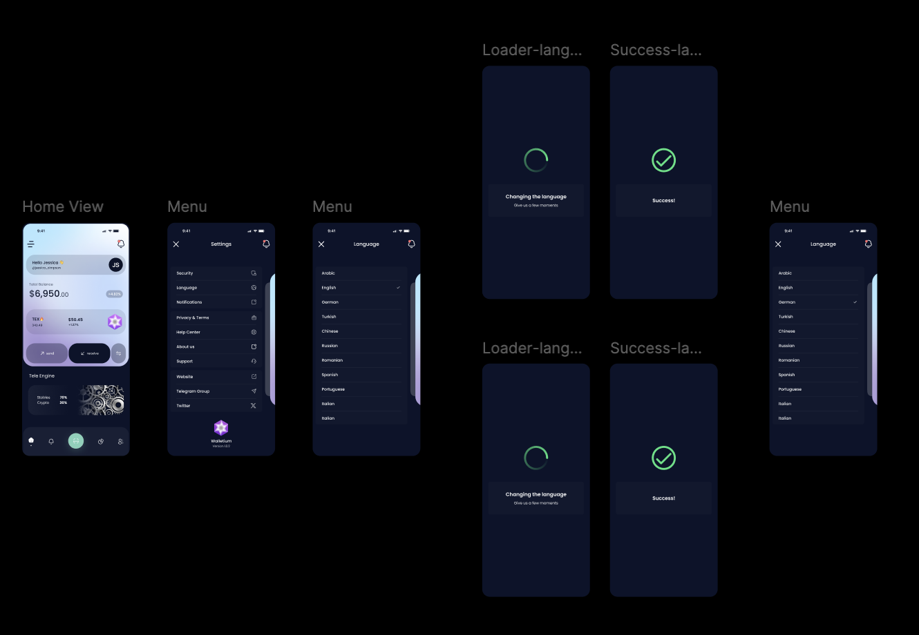 Walletium screenshot 2
