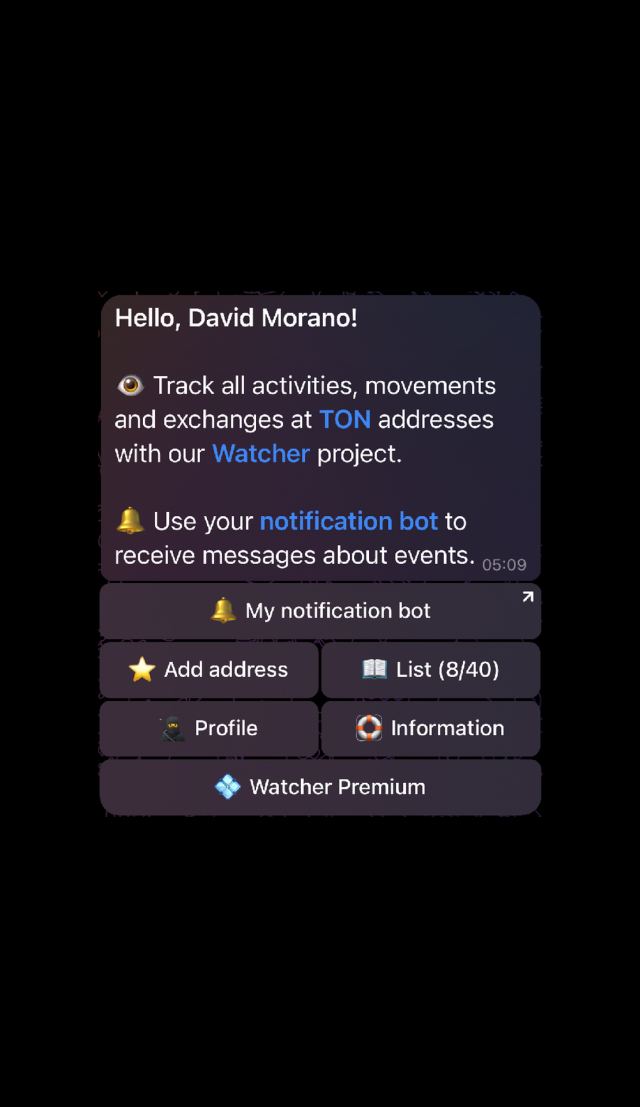 Watcher screenshot 1