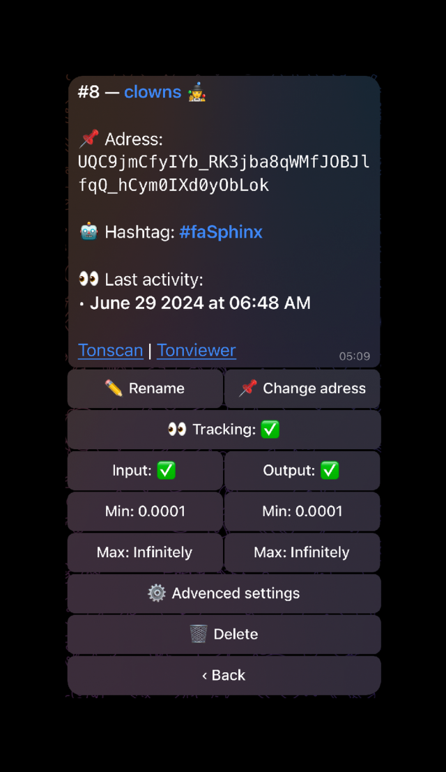 Watcher screenshot 2