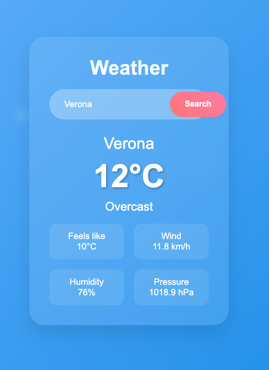 Weather App screenshot 1