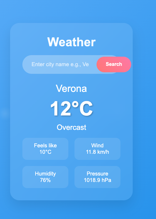 Weather App screenshot 2