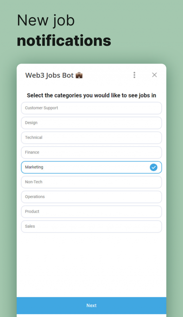 Web3 Jobs Bot screenshot 3