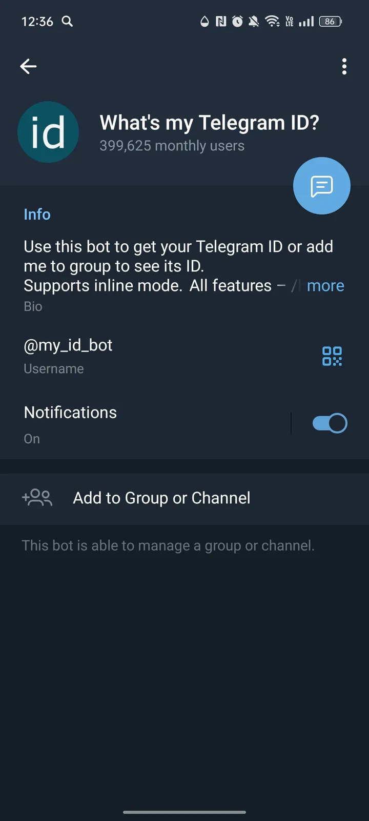What's my Telegram ID? screenshot 3