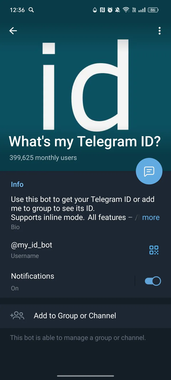 What's my Telegram ID? screenshot 4