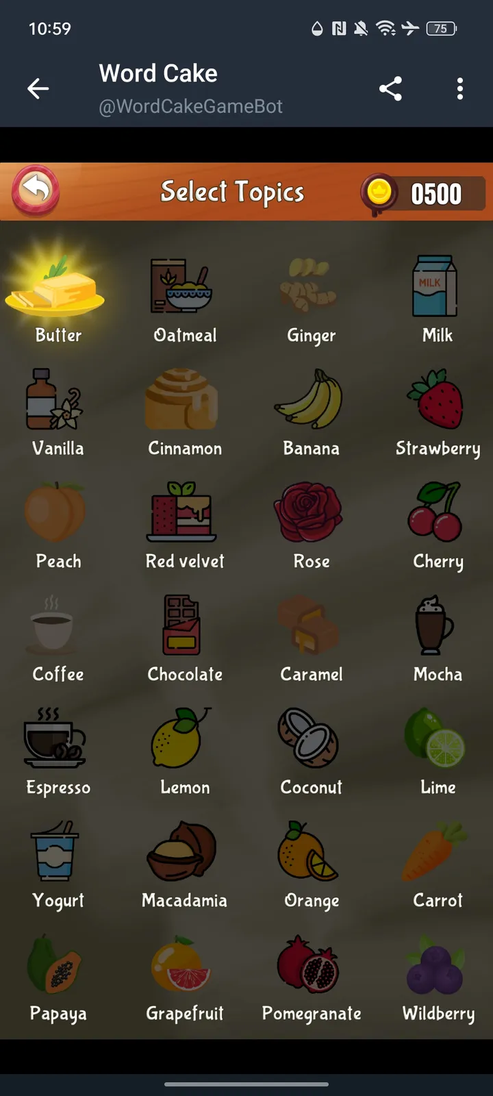Word Cake Game screenshot 2