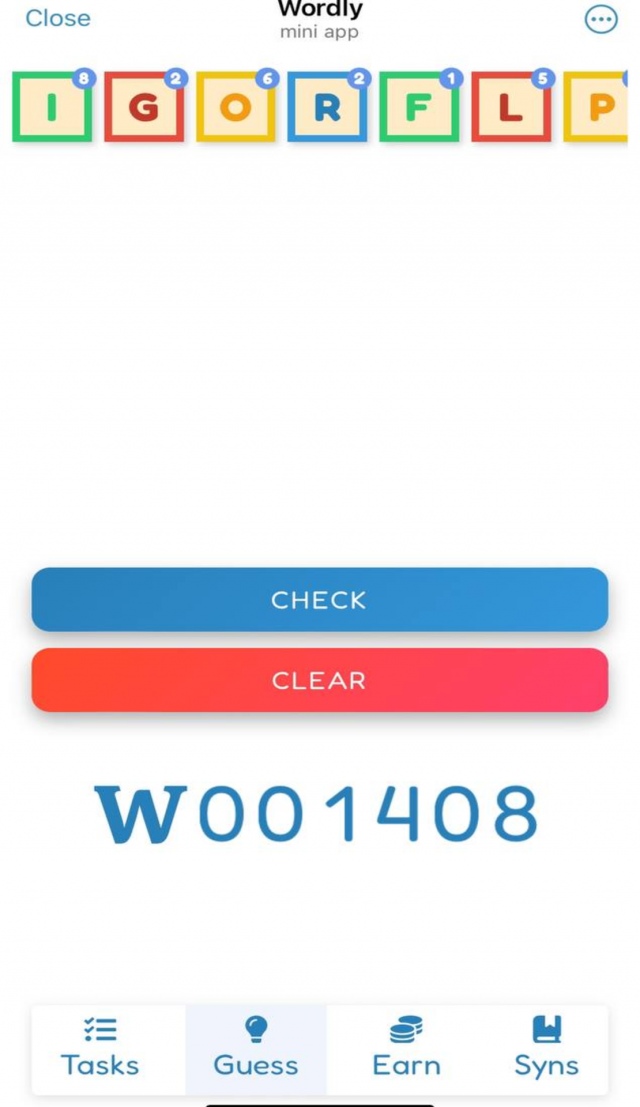Wordly screenshot 2