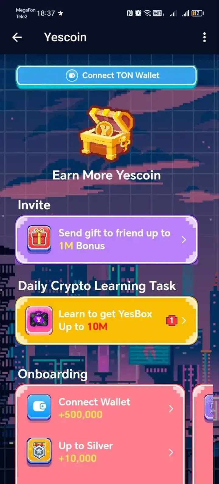 Yescoin screenshot 2